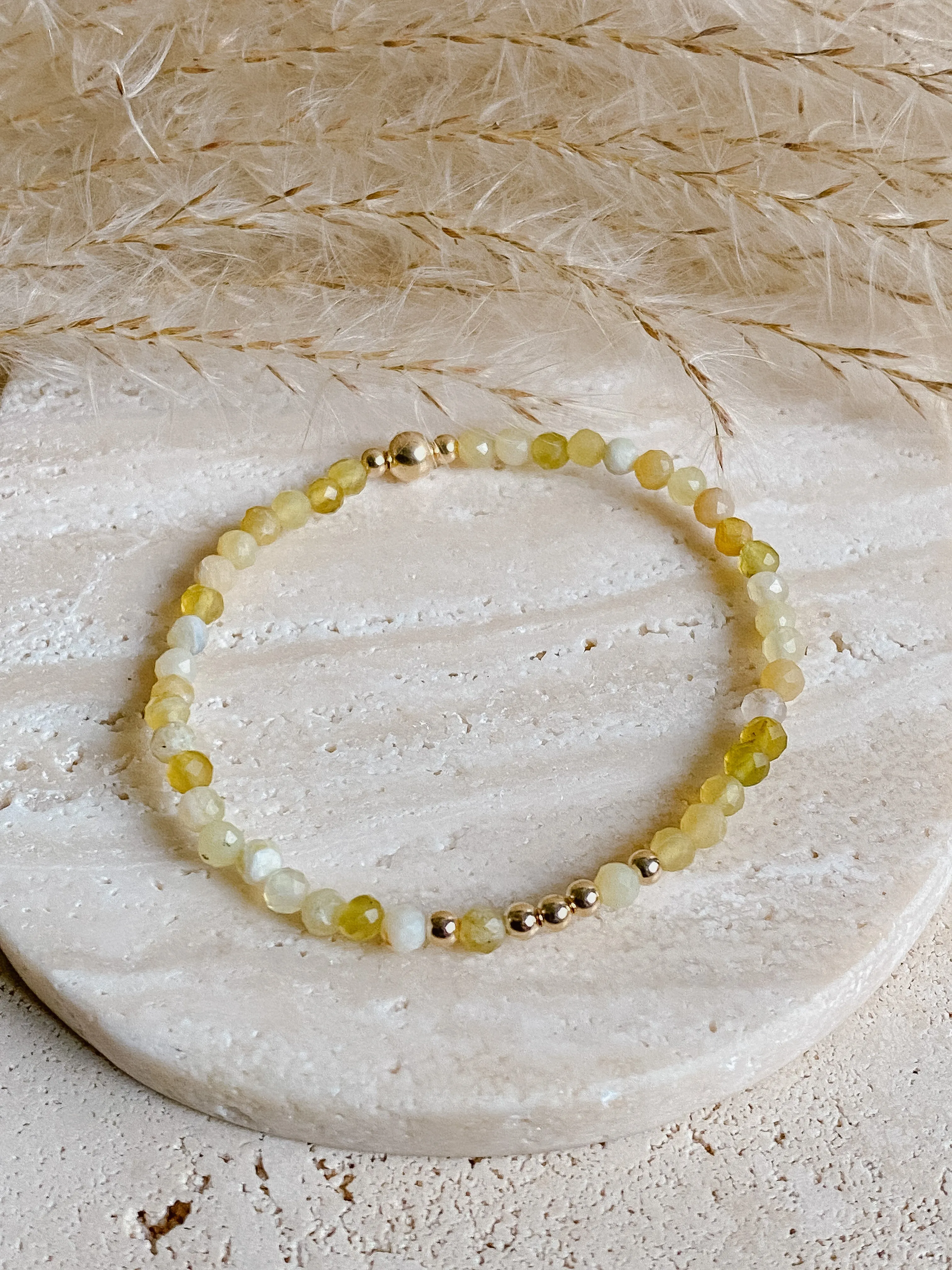 Yellow Opal Illumination Bracelet