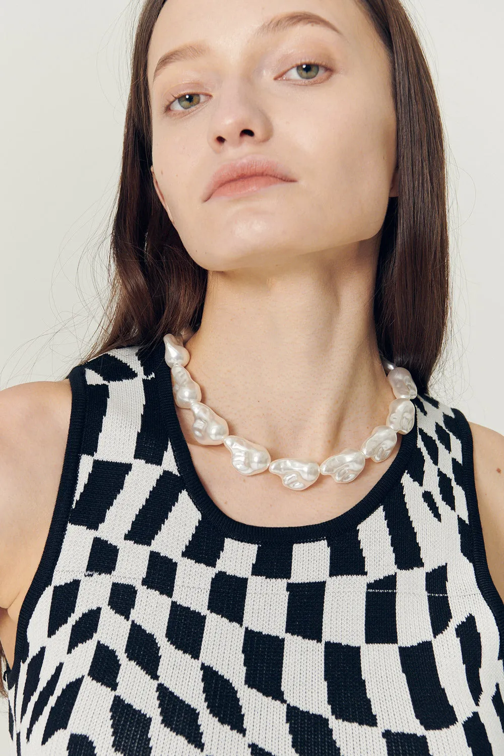 Zelie Baroque Pearl Necklace