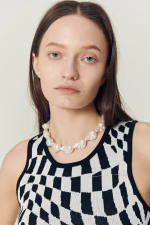 Zelie Baroque Pearl Necklace