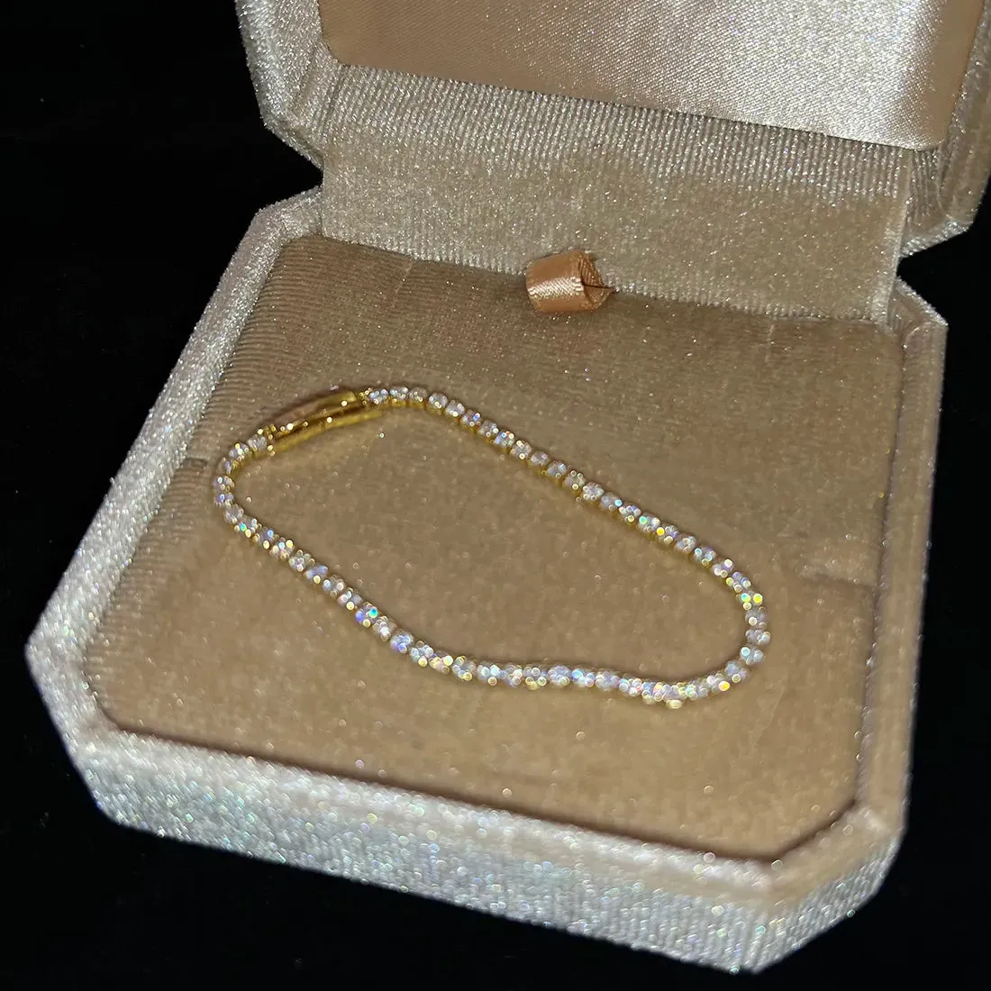 Zircon 18K Gold Plated Rhinestones Bracelets (For AU/UK/USA only)