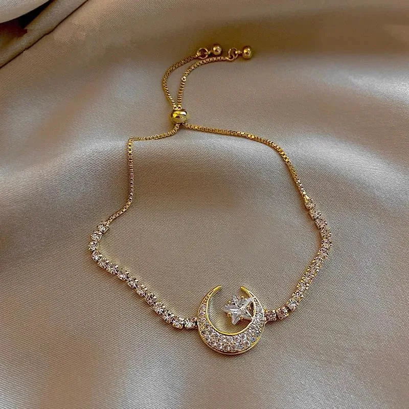 Zircon 18K Gold Plated Rhinestones Bracelets (For AU/UK/USA only)