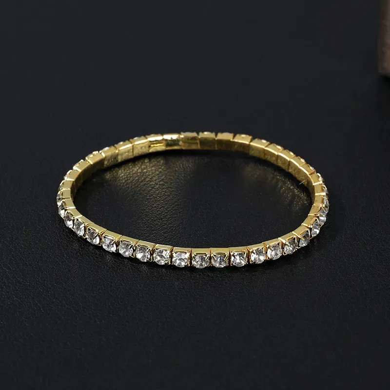 Zircon 18K Gold Plated Rhinestones Bracelets (For AU/UK/USA only)