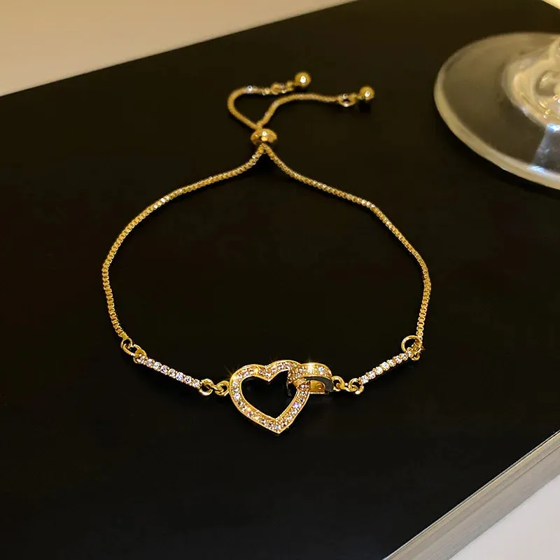 Zircon 18K Gold Plated Rhinestones Bracelets (For AU/UK/USA only)