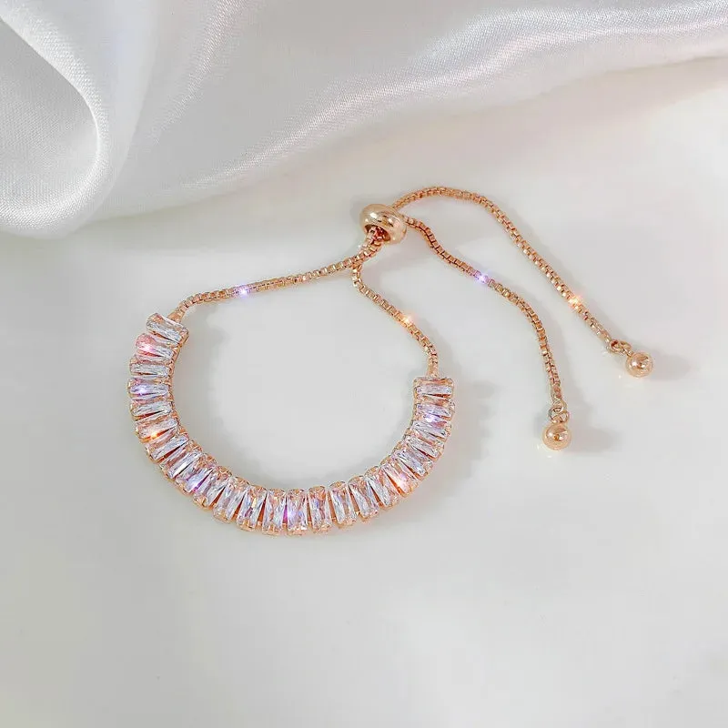 Zircon 18K Gold Plated Rhinestones Bracelets (For AU/UK/USA only)