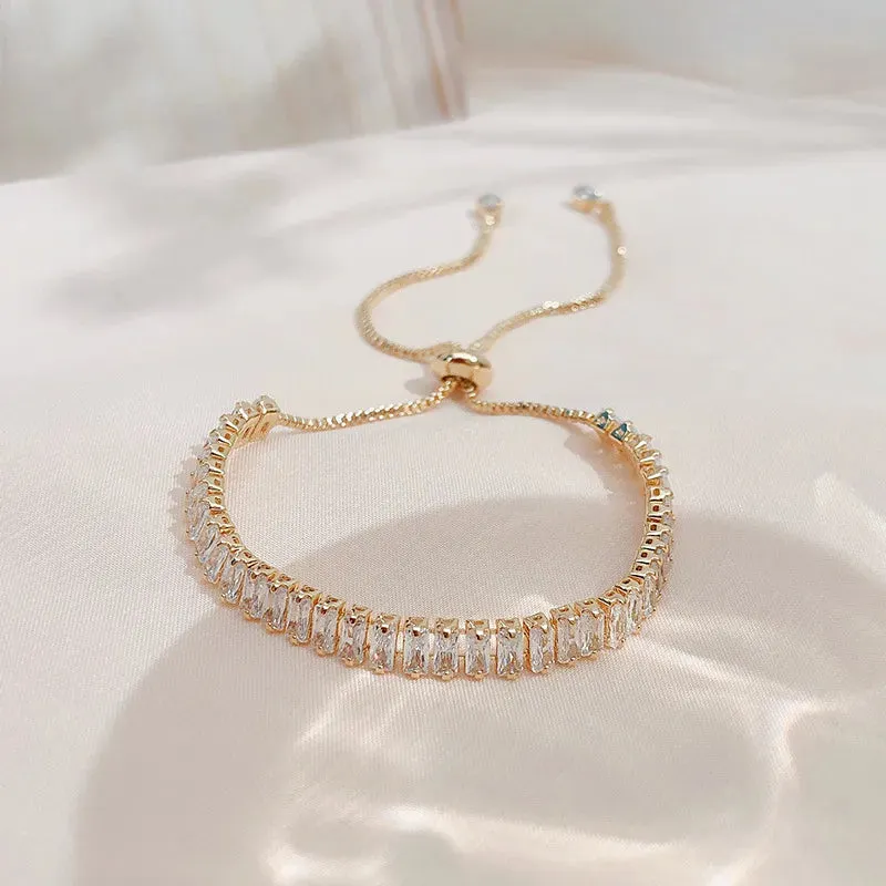 Zircon 18K Gold Plated Rhinestones Bracelets (For AU/UK/USA only)