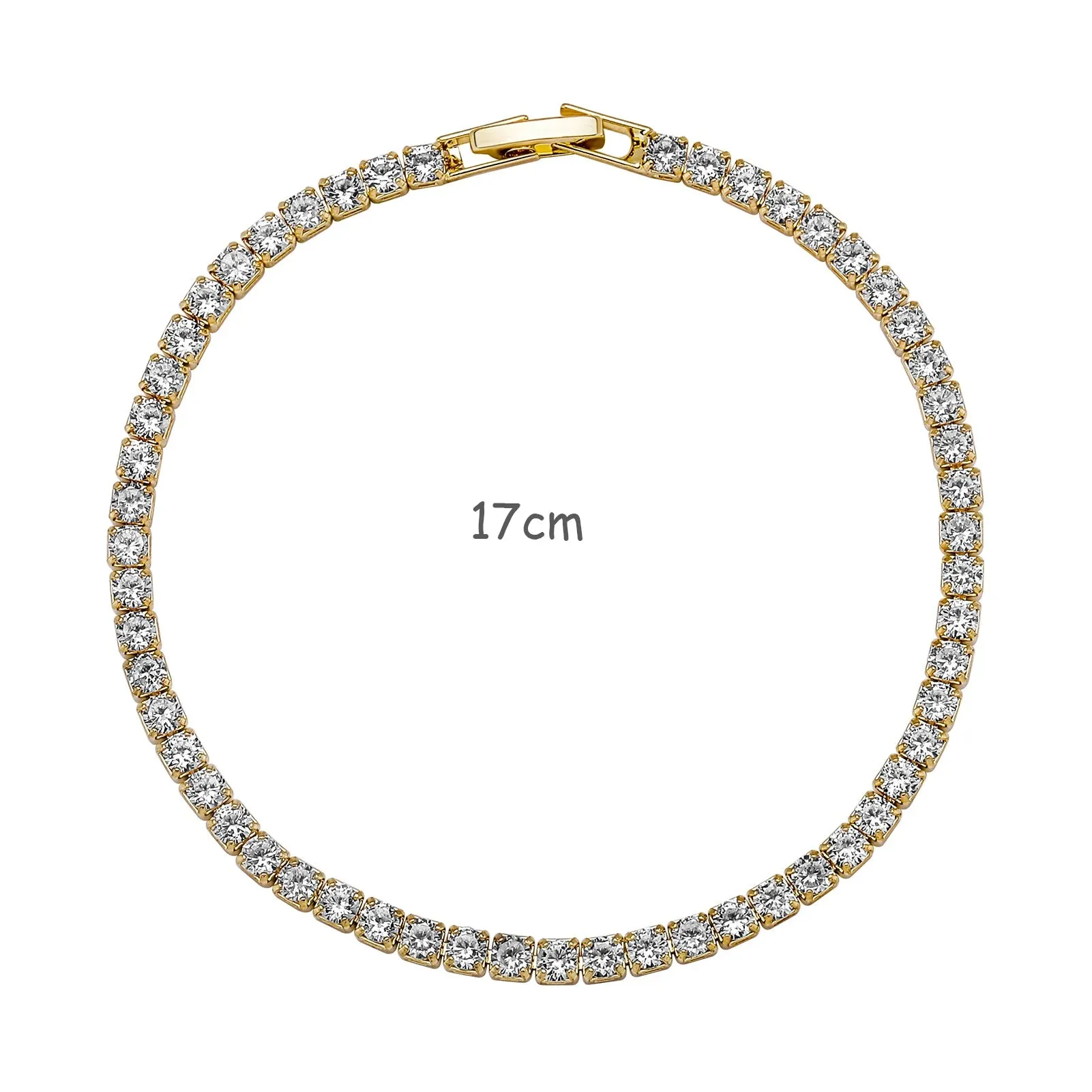 Zircon 18K Gold Plated Rhinestones Bracelets (For AU/UK/USA only)