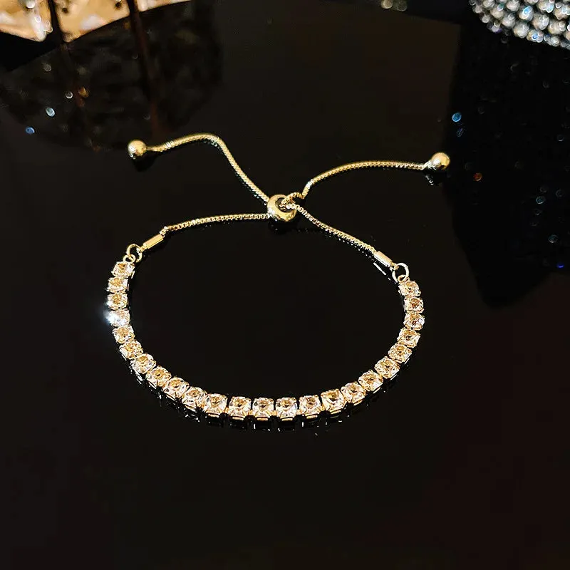 Zircon 18K Gold Plated Rhinestones Bracelets (For AU/UK/USA only)